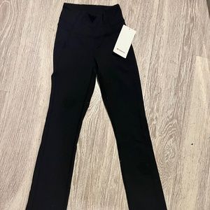 Lululemon Athletica Groove Pant Straight Leg Women Size 4 Black New With Tags